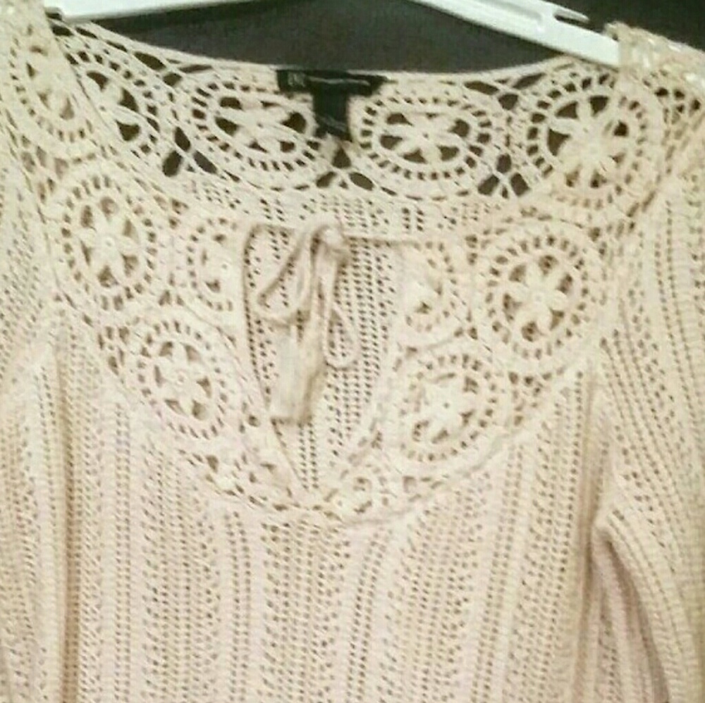 International Concepts Knit Keyhole Scoop-Neck Top